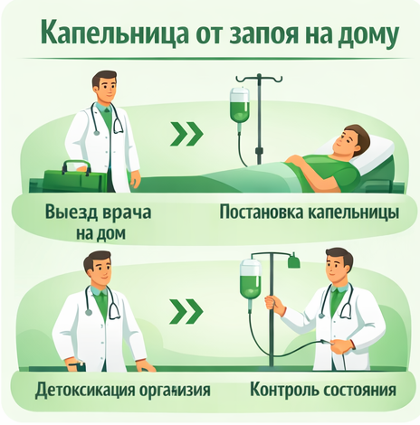 капельница от запоя в Урюпинске в клинике Санати
